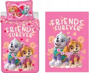 Mancs Őrjárat Friends Furever gyerek, ovis ágyneműhuzat és polár takaró sze