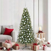 Karácsonyi Díszgömb Készlet 300 LED-del 120 pcs Ezüst Műanyag