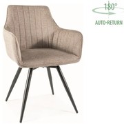 Ballo Brego szövet étkezőszék bézs forgatható üléssel