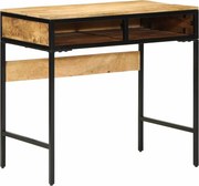 vidaXL Íróasztal fiókkal Barna 80 x 50 x 75 cm Tömör Mangófát