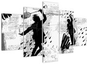 Kép - Street art - zűrzavar (150x105 cm)