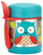 Skip Hop - Thermo ételtartó kanállal/villával ZOO 325 ml narvál