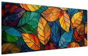 Kép - Levélmozaik (120x50 cm)