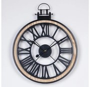 Falióra 1xAA átm. 40 cm fekete/krémes