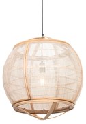 Keleti függő lámpa barna 50 cm - Pascal