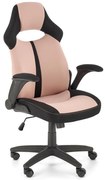 Bloom irodai fotel, rózsaszín / fekete