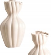 Filly kerámia váza szabálytalan felső résszel 14x25,5 cm Homla