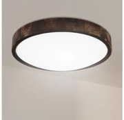 Brilagi - LED mennyezeti lámpatest CARVALHO SLIM SMOKEY LED/36W/230V tölgy, átmérő 37,5 cm