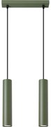 Sollux SL.1485 - Csillár zsinóron LAGOS 2xGU10/10W/230V zöld