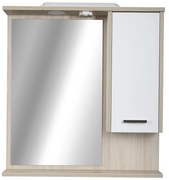 TMP ZX - SONOMA - Tükrös fürdőszobai szekrény LED világítással - 55 x 80 cm