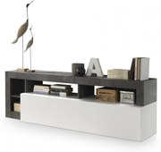 Hamburg TV állvány fehér, oxidált 184 cm