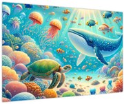 Kép - A világ a víz alatt (90x60 cm)