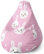 Pear babzsák nyuszik - gyerek, rózsaszín