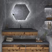 Atipikus tükör LED világítással G10