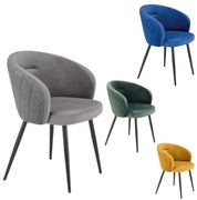 K-430 bársony étkezőszék több színben