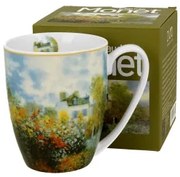 Porcelán bögre 360 ml dobozban Monet kertje Argenteuilban