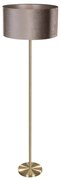 Állólámpa Sárgaréz Taupe Bársony Árnyékolóval 50cm - Simplo