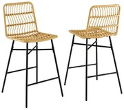 Polirattan bárszék 2db