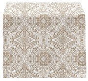 Asztali futó 40x130 cm Beige Mandala – Mila Home