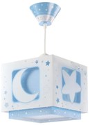 Dalber 63232T - Gyerek függeszték MOON LIGHT 1xE27/60W/230V