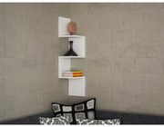 Sarki fali polc CORNER 105,4x25 cm fehér