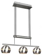 Trio - Csillár zsinóron FLETCHER 3xE14/40W/230V matt króm