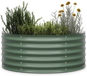 High Grow Half Circle, félkör alakú magaságyás, 105x43x60 cm, hullámos acéllemezből, egyszerű összeszerelés, rozsda- és fagyálló