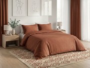 Pamut ágynemű CALMORA barna Ágyneműhuzat mérete: 2 db 70 x 90 cm | 200 x 200 cm