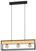 Eglo 900349 - Csillár zsinóron LIBERTAD 3xE27/40W/230V