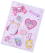 BedTex Gamer Girl gyermek takaró, 130 x 170 cm