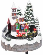 Karácsonyi Asztaldísz Sokszínű 16 x 16 x 19 cm Gyanta