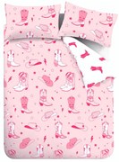 Rózsaszín egyszemélyes ágyneműhuzat 135x200 cm Cowgirl Boot – Sassy B