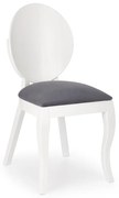 Verdi étkezőszék, fehér / szürke