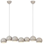 Markslöjd 108914 - Kábeles csillár CUPOLO 7xE14/40W/230V szürke