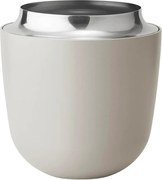 Stelton Concave Acél Virágváza 16 cm Homokszínű