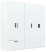 LITA Gardrobeszekrény Fehér Színben 225 cm