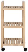 Natúr színű fürdőszobai polcos állvány 35x72 cm Acina – Wenko