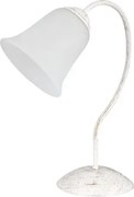 éjjeli lámpa e27 40w antik fehér/opál üveg fabiola
