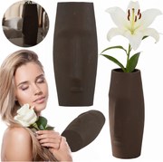 Alumínium Váza Díszített Dekoratív Virágos Váza Arc 8X20 CM