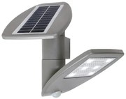 Lutec Zeta P9011-si mozgásérzékelős szolár falilámpa, 2,4W LED