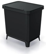 Szemeteskosár, 29 l, fekete