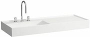 Mosdó Laufen Kartell By Laufen 120x46 cm fehér színben fényes felülettel csaptelep nyílás, túlfolyás nélkül H8133320001111