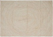 vidaXL Területszőnyegek Természetes és Fehér 160 x 230 cm Juta