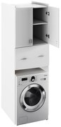 NATALI TYP 9 mély szekrény a mosógép fölé, fehér