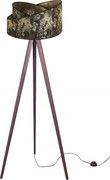 Állólámpa Háromlábú Fa Lámpabúra Minta