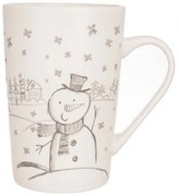 Orion Hóember karácsonyi porcelán bögre , 470 ml