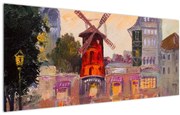 Kép - Moulin rouge, Párizs, Franciaország (120x50 cm)