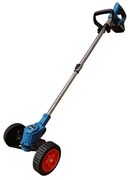 HAYAMI Akkus bozótvágó kerekekkel Hayami HA1025 + 2x akkumulátor + tartozékok + pengék + kések