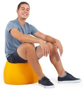 Sárga Kültéri Babzsák Puff