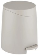 Szürkésbarna műanyag pedálos szemetes 3 l Portes – Allstar